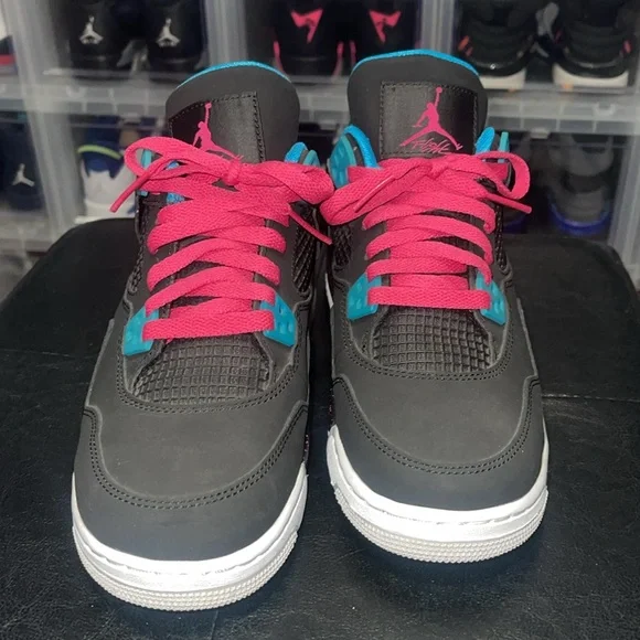 AIR JORDAN RETRO GS 'BLACK VIVID PINK' (NEW)